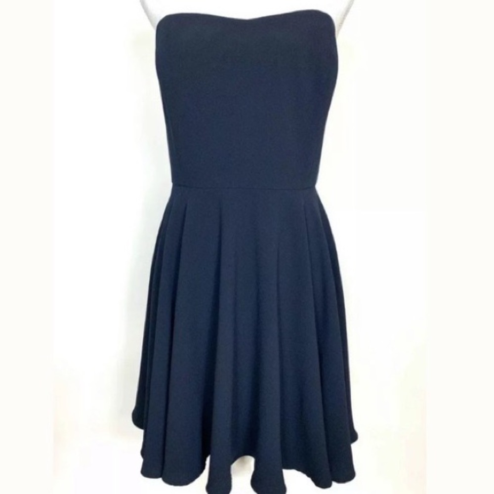 Vineyard Vines Solid Holiday Flounced Dress